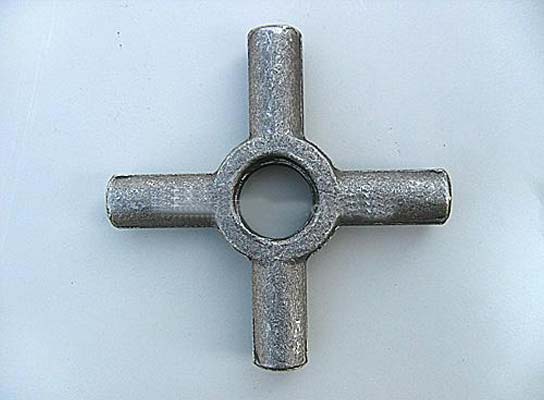 What factors should be considered in the material selection of cross shaft forging?